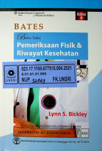 BATES Buku Saku; Pemeriksaan Fisik & Riwayat Kesehatan, Edisi 8