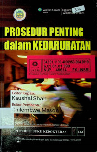 PROSEDUR PENTING dalam KEDARURATAN