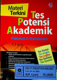 Materi Terkini: Test Potensi Akademik Psikotest & Wawancara