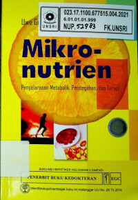 Mikro-nutrien; Penyelarasan Metabolik, Pencegahan, dan Terapi