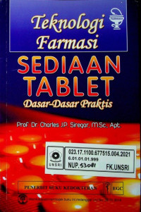 Teknologi Farmasi; SEDIAAN TABLET Dasar-Dasar Praktis