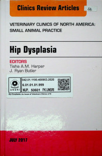 Hip Dysplasia, VETERINARY CLINICS OF NORTH AMERICA: SMALL ANIMAL PRACTICE