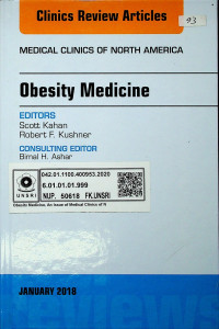 Obesity Medicine: MEDICAL CLINICS OF NORTH AMERICA