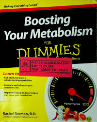 Boosting Your Metabolism FOR DUMMIES, A Wiley Brand