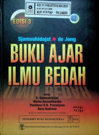 BUKU AJAR ILMU BEDAH Sjamsuhidajat- de Jong, EDISI 3