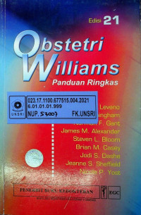Obstetri Williams; Panduan Ringkas, Jilid 21
