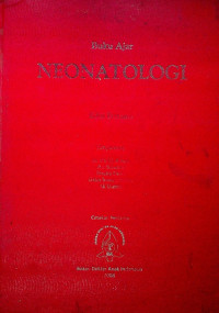 Buku Ajar NEONATOLOGI