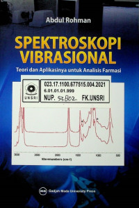 SPEKTROSKOPI VIBRASIONAL; Teori dan Aplikasinya untuk Analisis Farmasi