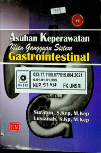 Asuhan Keperawatan Klien Gangguan Sistem Gastrointestinal