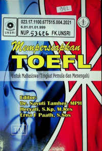 Mempersiapkan TEOFL Untuk Mahasiswa (Tingkah Pemula dan Menengah)