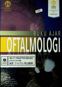 BUKU AJAR OFTALMOLOGI, Edisi Pertama