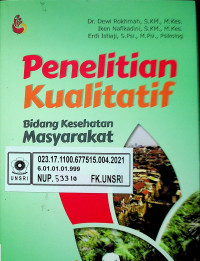 Penelitian Kualitatif Bidang Kesehatan Masyarakat