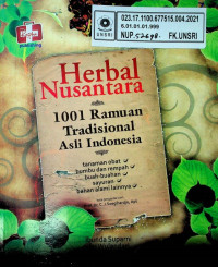 Herbal Nusantara: 1001 Ramuan Tradisional Asli Indonesia