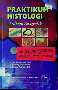 PRAKTIKUM HISTOLOGI: Sediaan Fotografik