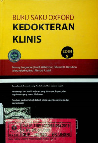 BUKU SAKU OXFORD KEDOKTERAN KLINIS