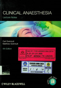 CLINICAL ANAESTHESIA
