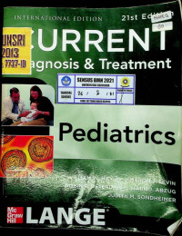 CURRENT Diagnosis & Treatment Pediatrics 21st Edition