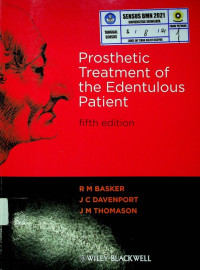 Prosthetic Treatment of the Edentulous Patient
