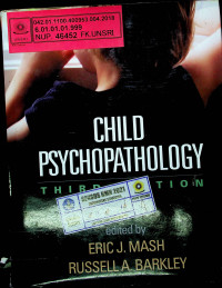 CHILD PSYCHOPATHOLOGY, THIRD EDITION