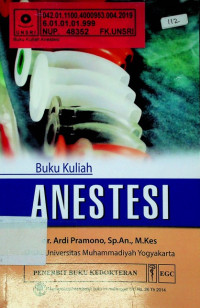 Buku Kuliah ANESTESI