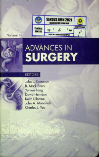 ASVANCES IN SURGERY