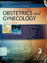 OBSTETRICS and GYNECOLOGY, Sixth Edition