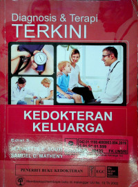 KEDOKTERAN KELUARGA; Diagnosis & Terapi TERKINI, Edisi 3