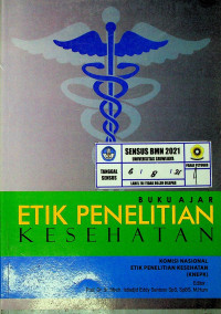 BUKU AJAR ETIK PENELITIAN KESEHATAN
