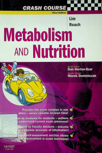 CRASH COURSE; Metabolism AND Nutrition, Third Edition