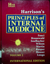 Harrison's PRINCIPLES of INTERNAL MEDICINE 14TH EDITOIN VOLUME 2