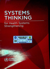 SYSTEM THINGKING : for Health Systems Strengthening