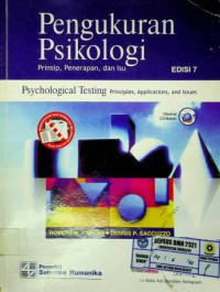 Pengukuran Psikologi Prinsip, Penerapan, dan Isu ( Psychological Testing Principles, Application, and Issues)