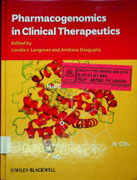 Pharmacogenomics in clinical Therapeutics