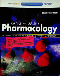 RANG AND DALE'S Pharmacology, SEVENTH EDITION