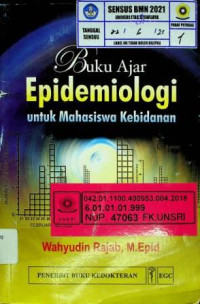 Buku Ajar Epidemiologi untuk Mahasiswa Kebidanan