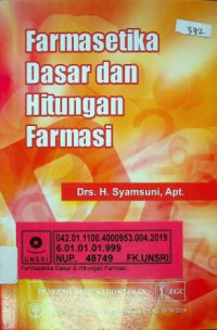 Farmasetika Dasar dan Hitungan Farmasi