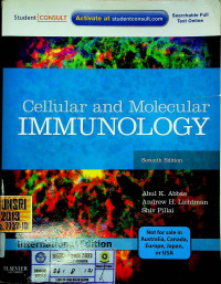 Cellular and Molecular IMMUNOLOGY, Sevent Edition