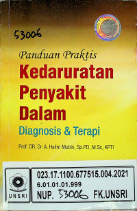 Panduan Praktis Kedaruratan Penyakit Dalam Diagnosis & Terapi