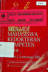 MENJADI MAHASISWA KEDOKTERAN KOMPETEN, EDISI 6