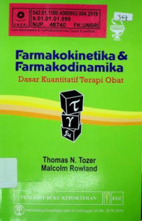 Farmakokinetika & Farmakodinamika Farmakodinamika; Dasar Kuantitatif Terapi Obat