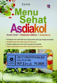 Menu Sehat Asdiakol; Asam Urat- Diabetes Militus- kolesterol