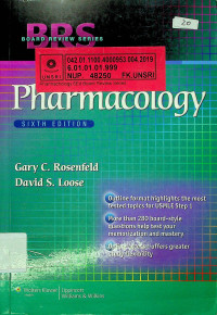 Pharmacology, sixth edition