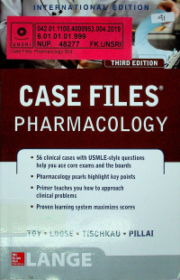 CASE FILES : PHARMACOLOGY, Third edition