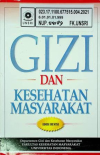 GIZI DAN KESEHATAN MASYARAKAT, EDISI REVISI