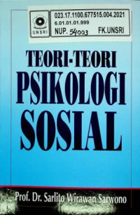 TEORI- TEORI PSIKOLOGI SOSIAL