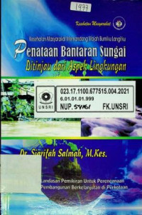 Penataan Bantaran Sungai Ditinjau dari Aspek Lingkungan