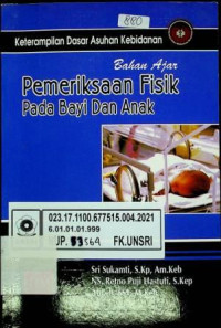 Bahan Ajar Pemeriksaan Fisik Pada Bayi Dan Anak