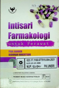 Intisari Farmakologi untuk Perawat