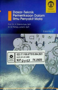 Dasar- Teknik Pemeriksaan Dalam Ilmu Penyakit Mata, Edisi Ke-5