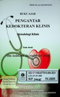 BUKU AJAR PENGANTAR KEDOKTERAN KLINIS METODOLOGI KLINIS